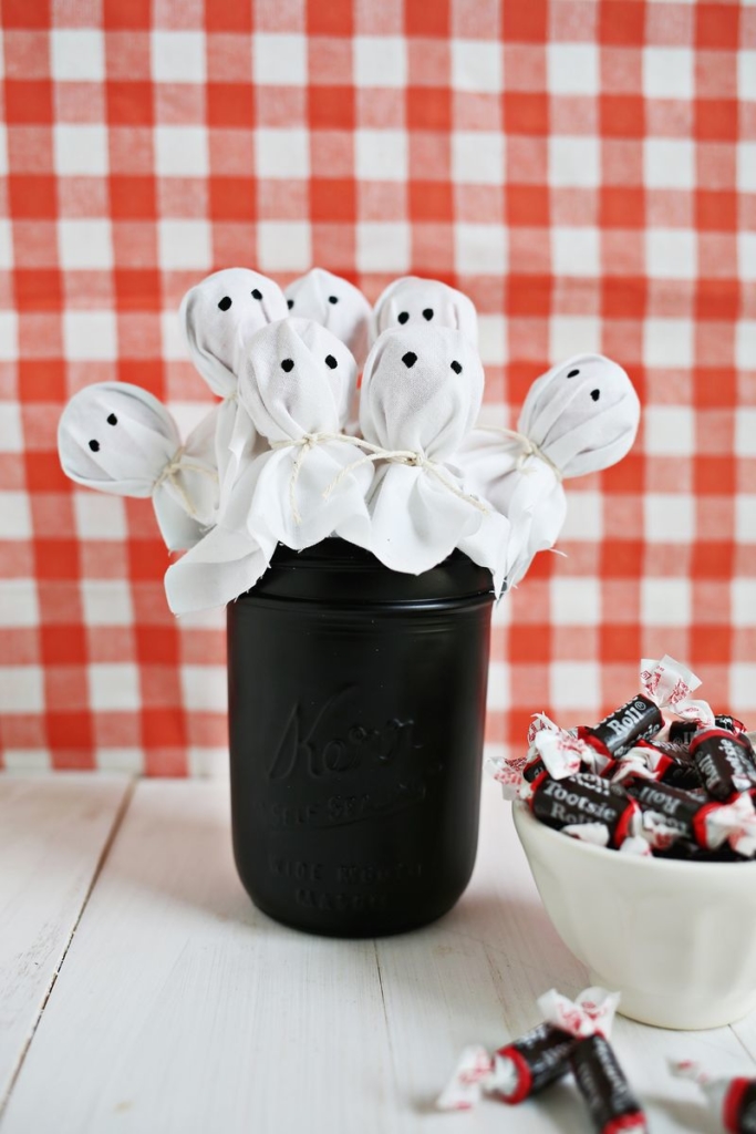 sucettes-fantômes pour Halloween