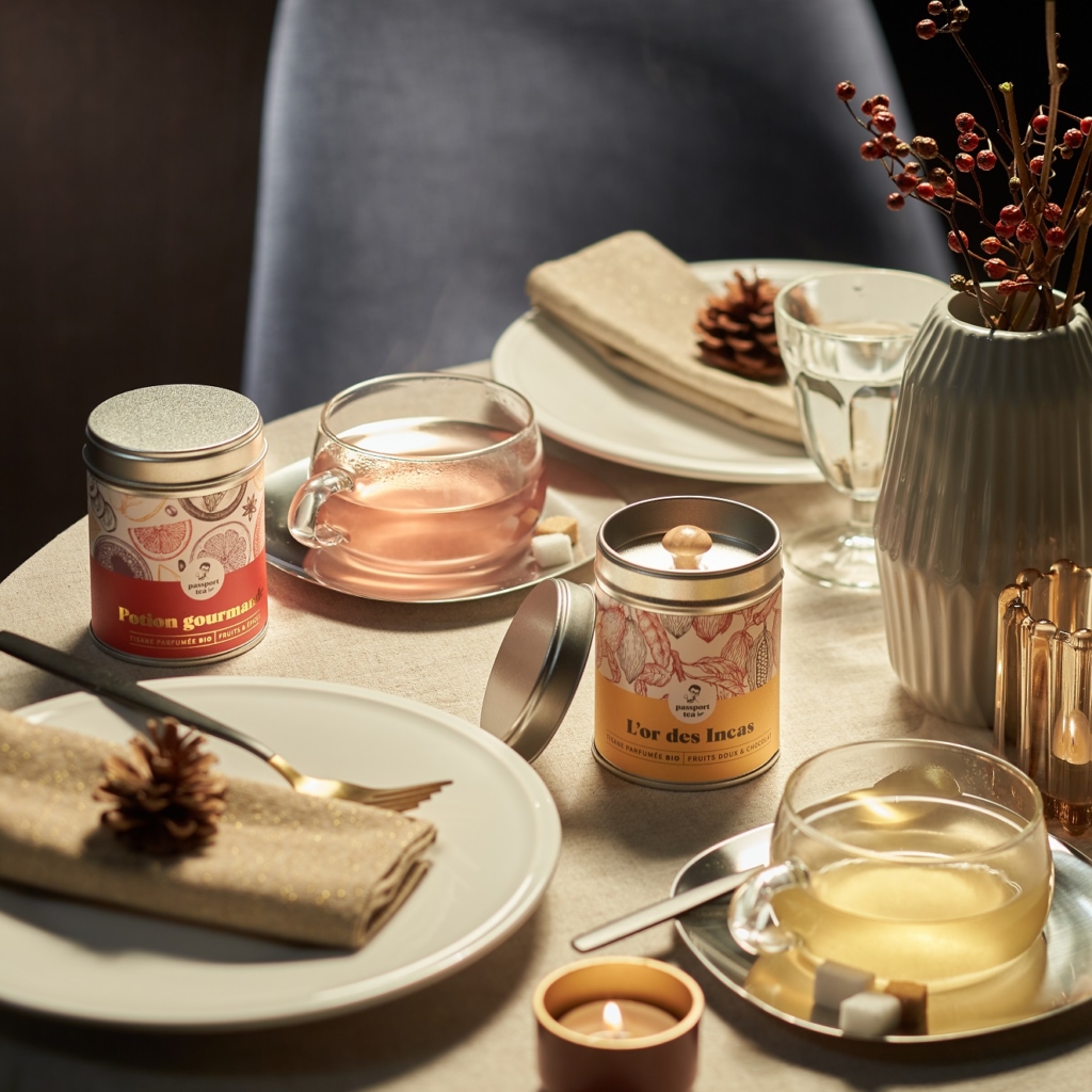 offrir du thé à Noël - convivialité