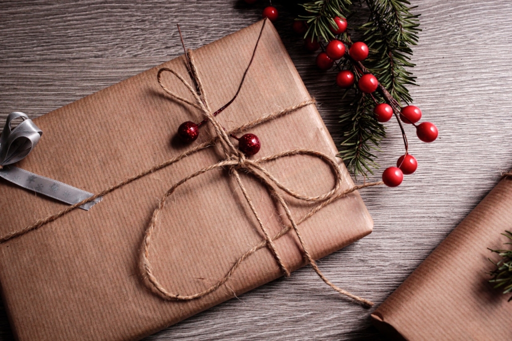 cadeau de Noël - emballage éco-responsable